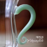 [다도 다기] 예향원 핸드메이드 피닉스 컬러 핸들 글라스 공도배 숙우 P-8215 : 예향원