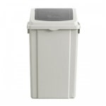 창신 국민휴지통 푸쉬와이드 휴지통 그레이 50L : 구름가게입니다