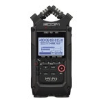 TASCAM Zoom H4n Pro 4트랙 휴대용 레코더 올 블랙 스테레오 마이크 XLR / u201C 콤보 입력 2개 배터리 구동 스테레오용 /멀티트랙 음악... 