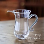 [다도 다기] 예향원 핸드메이드 피닉스 글리터 핸들 글라스 공도배 숙우 P-8216 : 예향원