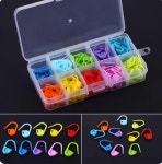 뜨개질 수예 봉제 바늘 클립 세트 코바늘 마킹 위치표시 잠금스티치 120P (A0203) : 꼬슈 COSSU