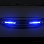 동구리마켓 풍력 LED 라이트 2p세트 블루 차량램프 차량용품 주행등 자가발전 백색 : 동구리전연령추천샵