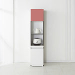 편안한가구 세비 400 키큰 렌지대 도어형 밥통 선반 틈새 레인지대 수납장 AM102 : 편안한가구