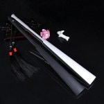 철부채 태극 스틸 칼춤 티타늄부채 휴대용 무술 쇠부채 12 포장 선반주머니 선반케이스 선반커버 : 완초사랑스토어