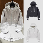 25D 골프 신상 가을 신상 골프웨어 후드 집업 긴팔 점퍼 가디건 보온 상의 : 모아리치