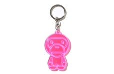 [베이프정품] 베이비 마일로 리플렉티브 키체인 키링 BAPE BABY MILO® REFLECTIVE KEYCHAIN : 재팬베이프스토어