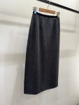 [F/W] 울 블렌디드 에이치 글리터 스커트 : 종각 옵스
