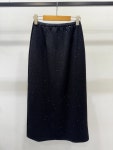 [F/W] 울 블렌디드 에이치 글리터 스커트 : 종각 옵스