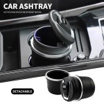 BYD Atto 3 용 LED 재떨이, 자동차 컵 거치대 액세서리, 담배 박스, 인테리어 : 트렌드홈