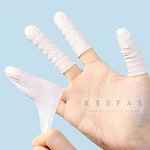 774번가 라텍스 손가락 골무 100P 1회용손락락장갑 미끄럼방지 약국손가락골무 : 밸뉴인 스토어