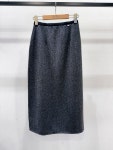 [F/W] 울 블렌디드 에이치 글리터 스커트 : 종각 옵스