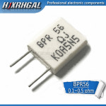 100pcs BPR56 5W 0 1 15 22 25 33 5 ohm 비유도 세라믹 시멘트 저항 1R 15R 22R 25R 33R 5R hjxrhgal 0.15R : 분당플렉스6