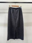 [F/W] 울 블렌디드 에이치 글리터 스커트 : 종각 옵스