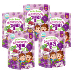 프리바이오틱 센비타 비타구미 유산균 아기 어린이 간식 젤리 포도맛, 60g, 5개 : 대상메디칼