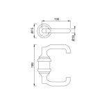 호페 방문손잡이 HCS K138 F9010 캡지름 Φ75 : 다음벽지