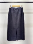 [F/W] 울 블렌디드 에이치 글리터 스커트 : 종각 옵스