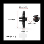 금속 경화강 메인 스퍼 기어 G46 0 Remo Hobby Smax 62 625 63 635 65 655 6 RC 자동차 업그레이드 부품 : 투엠엘티로지스