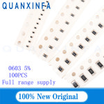 0603 5% SMD 저항기 0R 10M 1/10W 0R-1M 1 10 100 150 220 330 ohm 1K 2.2K 10K 100K 0R 1R 10R 100R 150R 22 : 온세상14