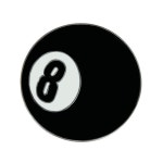 당구 블랙 볼 8 번 벨트 버클, 서양식 유럽 미국 스타일 : 더블루락