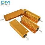 5PCS 0.5R 1R 2R 4R 6R 8R 10R 20R 100W 5%  5% 알루미늄 주거 케이스 권선 저항기 0.5/1/2/4/6/8/10/20/50 옴 : 온세상14