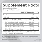 스포츠리서치 트리플 스트렝스 오메가3 피쉬 오일 1250mg 180정, 1통 : 강시2023