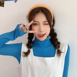 여성용 귀여운 다채로운 스폰지 머리띠, 간단한 머리 장식 고리, 패션 헤어 액세서리, 2021 신제품 : 더하우스토어