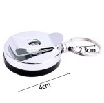 와이어 로프 탄성 릴고리 키체인 열쇠고리 사원증 출입증 분실 도난 방지 (A0171) : 꼬슈 COSSU