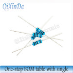 50PCS 1W 1R-10M 1% 금속 필름 저항기 10R 22R 100R 1K 4.7K 10K 24K 68K 100K 820K 1M 330 470 1K8 9.1K 510 옴 저 : 온세상14