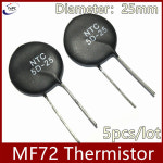 5pcs NTC 저항기 25mm 20D-25 20R 10D-25 10R 8D-25 8R 5D-25 5R 3D-25 3R MF72 서미스터 저항 : 온세상14