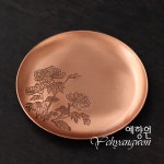 [다도용품 다기받침] 예향원 핸드메이드 매난국죽 사군자 순동 찻잔받침 E-10324 : 예향원