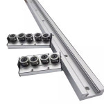 SGR15 내장형 이중 축 코어 롤러 슬라이더 SGB153 휠 SGB154WHEEL SGB155 블록 CNC 부품용 장치 포함 1 3 WHEEL SGB15 : 노아구구두두
