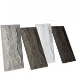 벽돌타일 PU 돌 슬레이트 배경 대형 타일 외벽 시공 경량 석재 : 제이드나인