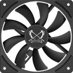 스키테 카제 플렉스 II 120 슬림 PWN 프리미엄 PC 팬, 120mm x 15mm, 유체 다이내믹 베어링, 4핀 커넥터(카제 슬림, 1800RPM)... 