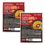 밀팡 김치어묵우동 720g (2인분) x 2팩 : 스낵 팩토리 99