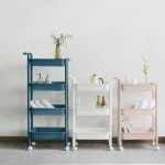 신박한정리 다용도 주방 기저귀 장남감 이동식 국민 트롤리 수납함 팬트리 수납 3단 : 굿세라