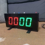 전자 점수판 당구장 배구 전광판 디지털 경기점수 득점판 농구 5번 플러그인 11x26cm : 구대최고야