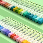 전문 소프트 오일 파스텔 아티스트, 무독성, 세척 가능한 드로잉 오일 크레용 파스텔 페인팅 미술 용품, 36 가지 색상 세트 : 더하우스토어