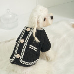 강아지옷 애견 명품의류 가을 겨울옷 트위드 조끼 : 슈퍼 펫