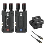 홀리랜드 마스 4K 무선 비디오 전송 시스템 번들(GVM NP-F750 4400mAh 배터리 플러스 충전기 및 HDMI 케이블 6 포함) : 셀렉트바이쏘