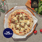 바피생 수제 화덕 프리미엄 냉동피자 마스카포네 스테이크 피자 500g (약 25cm) : 바른피자생활