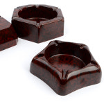 나무무늬 재떨이 야외 가정용 업소용 담배 재떨이 재털이 3종 사각 오각 육각 : 집이 산다