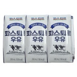 파스퇴르 전용목장 1급 A 원유 우유 200ml 40개 대용량 : EMETH