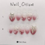 핑크블링수제네일팁 : 네일오티움