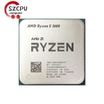 AMD 라이젠 5 3600 R5 3600 3.6 GHz 중고 게이밍 젠 2 6 코어 12 스레드 CPU 7NM 65W L3 = 32M 100 000000031 소켓 AM4 : 플로랄라이프
