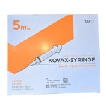 한국백신 KOVAX 멸균 일회용 주사기 5CC 22G/1 1/4인치 : 태양메디칼