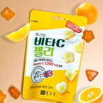 레모나 구미 비타젤리 복숭아맛 1봉 비타민C 아스코르빈산 맛있는 비타c 키즈 임산부 : 다나아팜