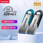 레노버 USB 3.0 플래시 드라이브, 고속 펜 메모리 스틱, 512GB 금속 PC용 디스크, 2TB, 1TB : 플로랄라이프