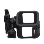 고프로 히어로 4 플러스 5 세션용 보호 프레임 케이스, 블랙 액션 카메라 테두리 커버, 액세서리 : 푸어에센스