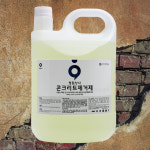 콘크리트제거제 3.78l 1개 시멘트제거제 타일백화 염산대체품 배관석회물 화장실타일 차량용 석회 : 청원상사