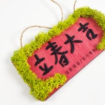 스칸디아모스 새해 만들기 입춘대길 입춘방 액자 원예키트 : 달콩 마트